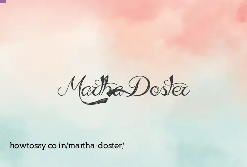 Martha Doster