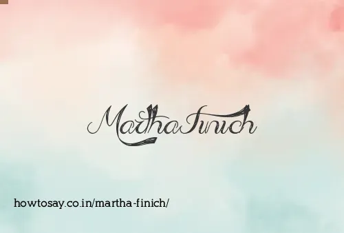 Martha Finich