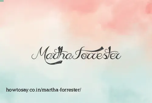 Martha Forrester