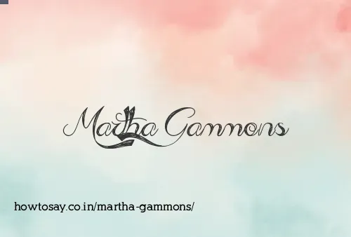 Martha Gammons