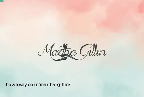 Martha Gillin