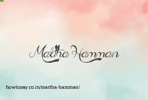 Martha Hamman
