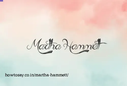 Martha Hammett