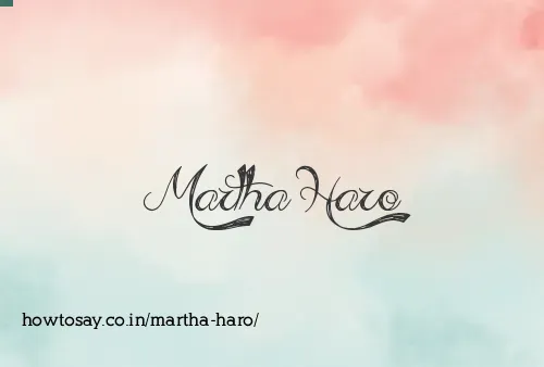 Martha Haro