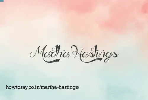 Martha Hastings