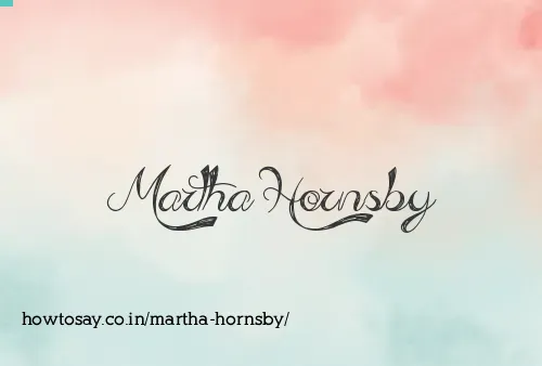 Martha Hornsby