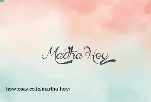 Martha Hoy