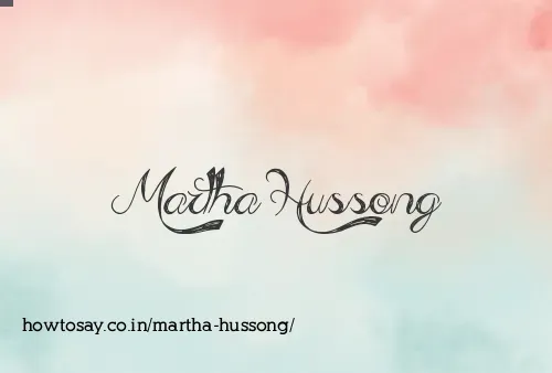 Martha Hussong