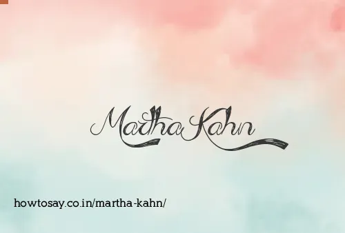Martha Kahn