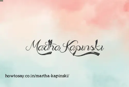 Martha Kapinski
