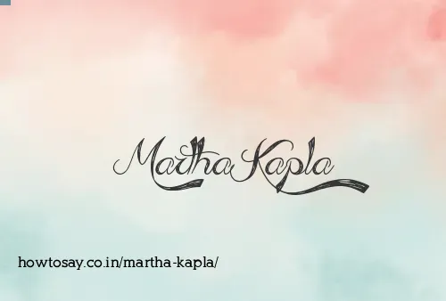 Martha Kapla