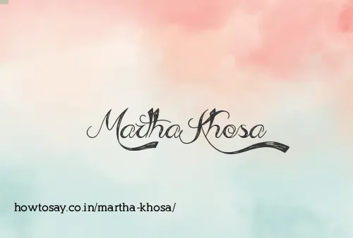 Martha Khosa