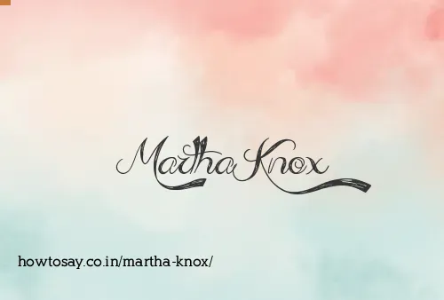 Martha Knox