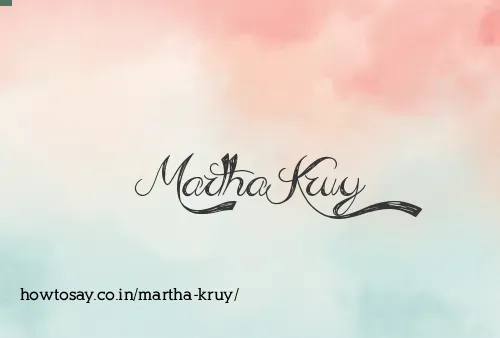 Martha Kruy