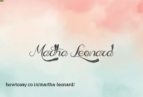 Martha Leonard