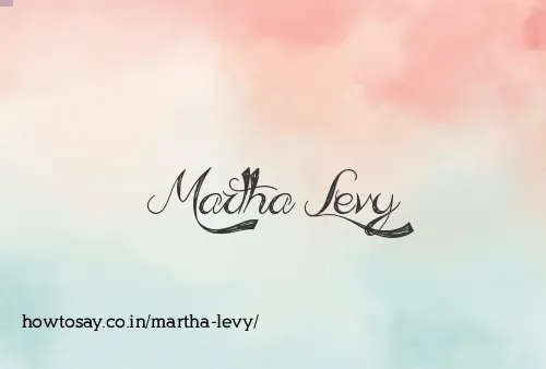 Martha Levy