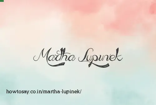 Martha Lupinek