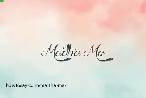 Martha Ma