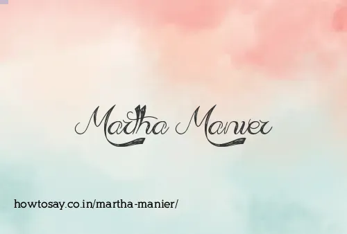 Martha Manier