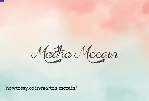 Martha Mccain