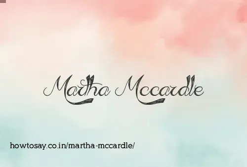 Martha Mccardle