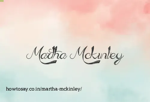 Martha Mckinley