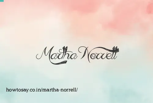 Martha Norrell