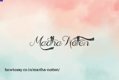 Martha Notten