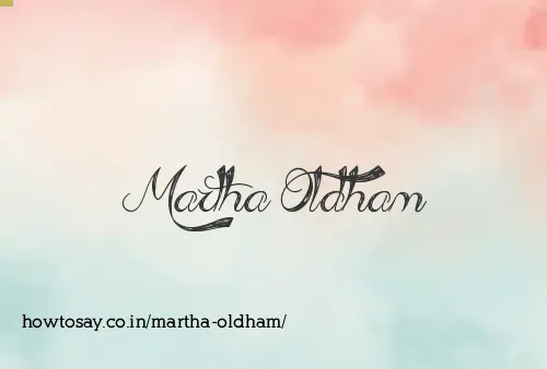 Martha Oldham