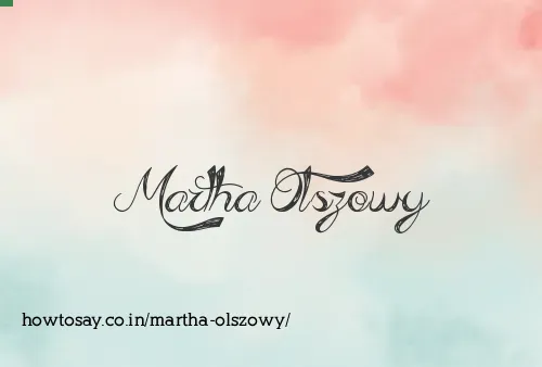 Martha Olszowy