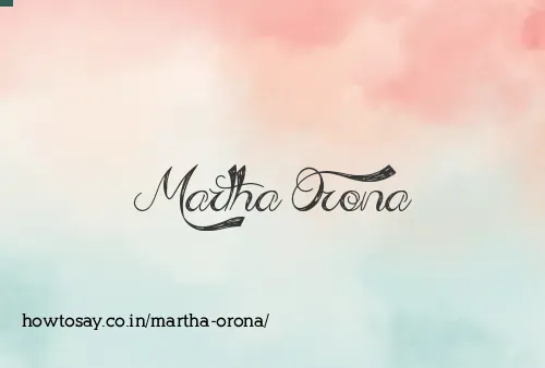 Martha Orona