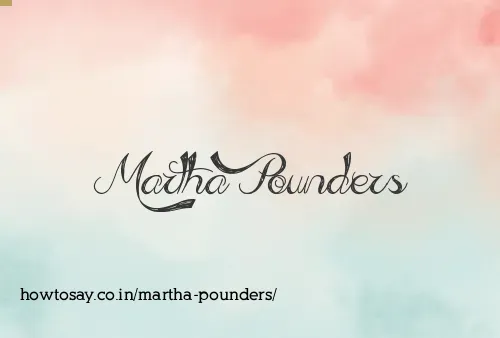 Martha Pounders