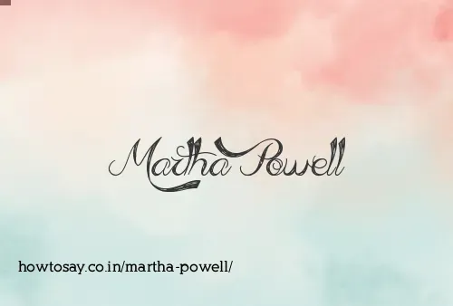Martha Powell