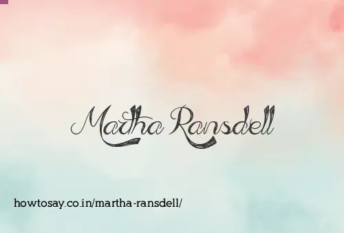 Martha Ransdell