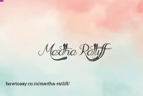 Martha Ratliff