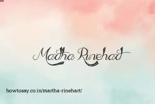 Martha Rinehart