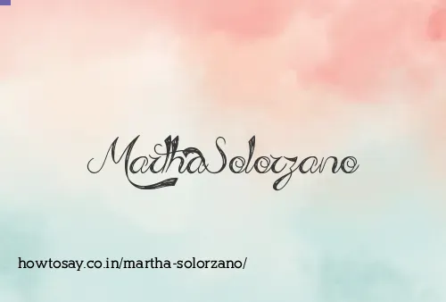 Martha Solorzano