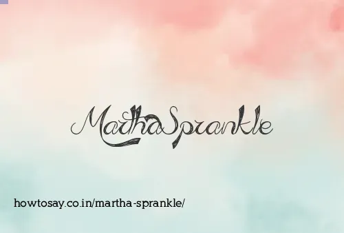 Martha Sprankle