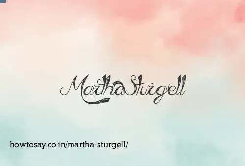 Martha Sturgell