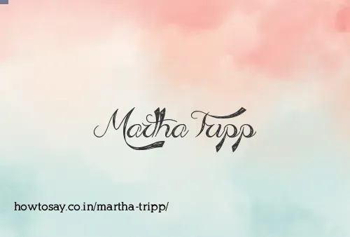 Martha Tripp