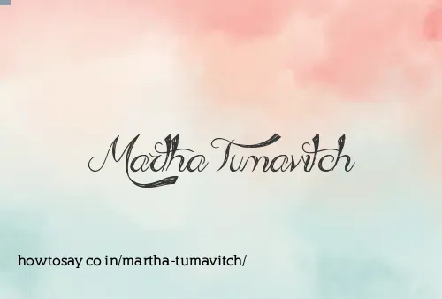 Martha Tumavitch