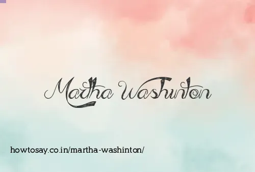 Martha Washinton