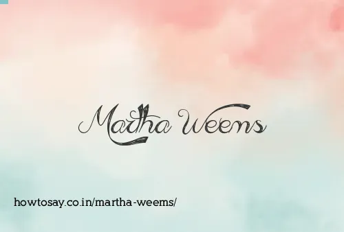 Martha Weems