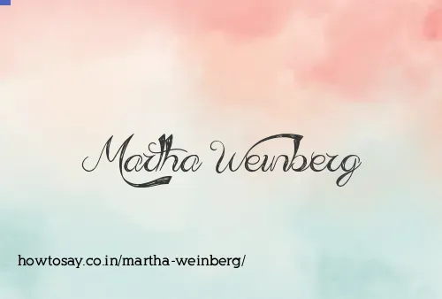 Martha Weinberg