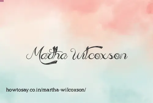 Martha Wilcoxson