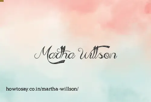 Martha Willson