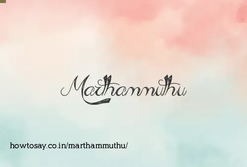 Marthammuthu