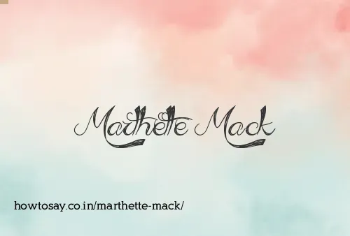Marthette Mack