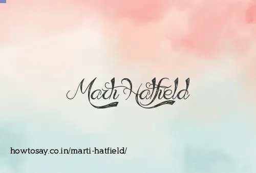 Marti Hatfield