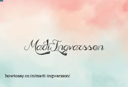 Marti Ingvarsson